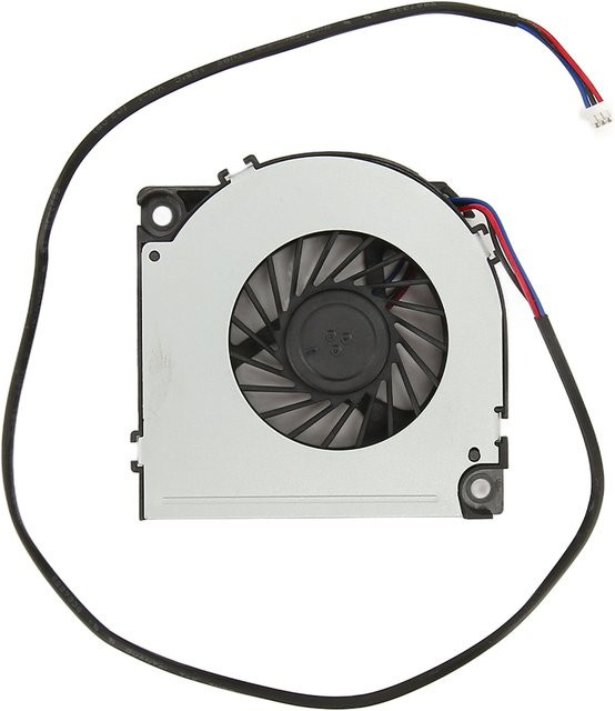 Delta CPU-Lüfter KDB04112HB in Schwarz, 12 V, 0,07 A, 3-polig, aus Aluminiumlegierung und ABS - Bild 1