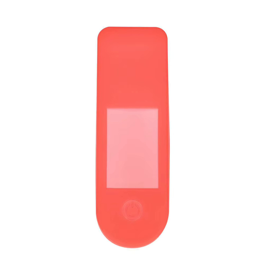 Wasserdichte Silikon Schutzhülle für das Dashboard von Xiaomi Elektrorollern, kompatibel mit Xiaomi 4Pro, 5, 5Pro und Max, in Schwarz oder Orange - Bild 1