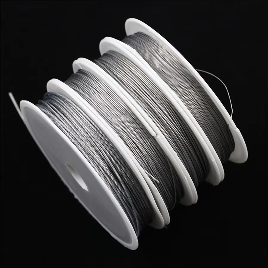JHNBY Perlendraht, Edelstahl, 0,3–0,8 mm, Unisex - Bild 2