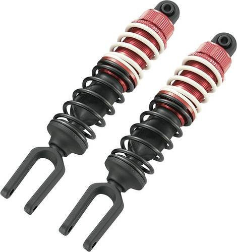Reely Aluminium-Öldruckstoßdämpfer Set mit Federn in Rot, Schwarz und Weiß für Maßstab 1:5 und 1:6 - Bild 1