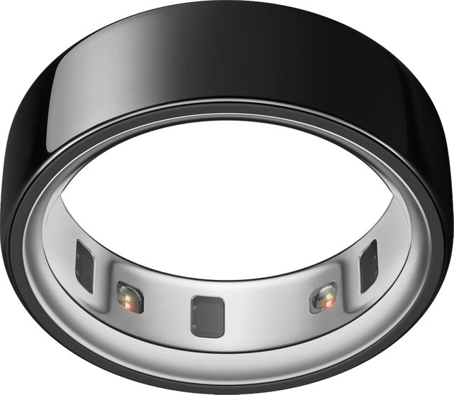 Oura Ring 4 Smart Ring Schwarz Größe 10 mit Schlaf-Tracking und Wasserfestigkeit für Unisex - Bild 1