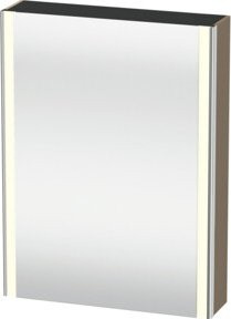 Duravit XSquare Spiegelschrank Weiß mit LED-Beleuchtung und Sensor-Schalter, B/T/H: 60 x 15,5 x 80 cm - Bild 1