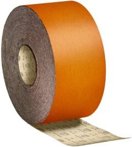 Klingspor Schleifrolle PL 31 B mit Korn 180 für Metall und Holz, Farbe Orange, Breite: 110 mm, Länge: 50000 mm - Bild 1