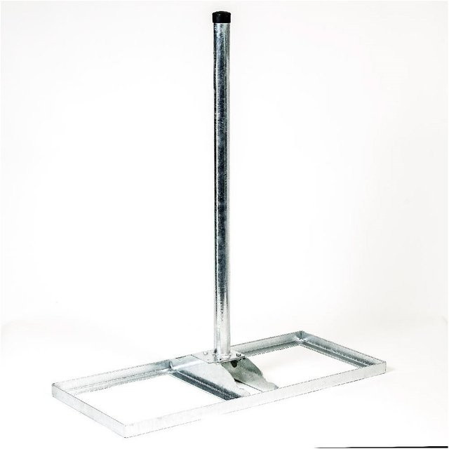 Fuba FDH 240 Flachdachhalterung aus Stahl in Silber, 2 Stück, B/T/H: 40 x 40 x 100 cm - Bild 1