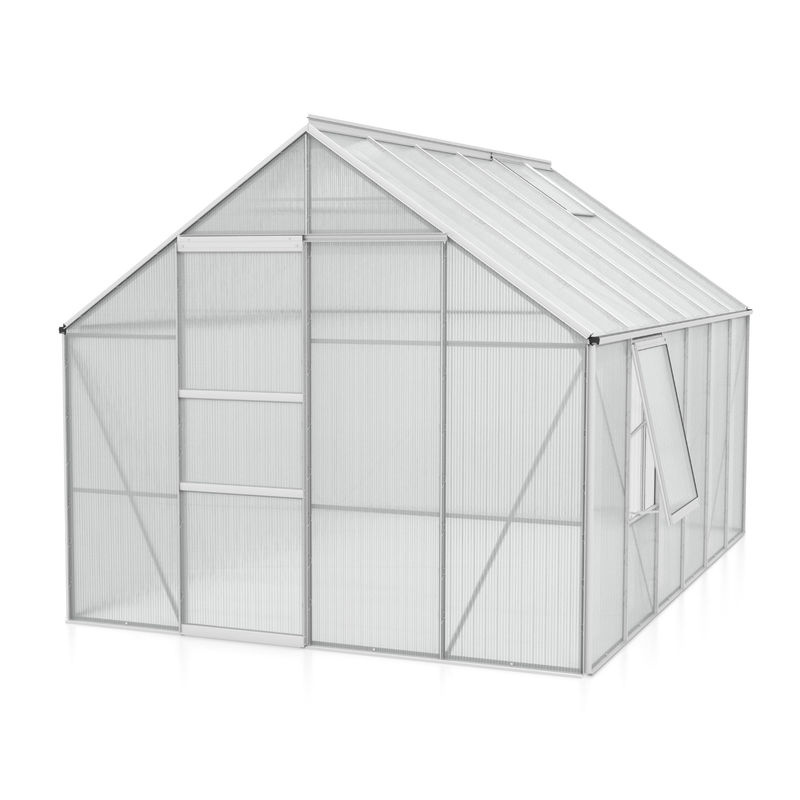 Vitavia Gewächshaus Meridian 9900 aus Aluminium in Silber mit Polycarbonat-Verglasung und 9,9 m² Fläche - Bild 2