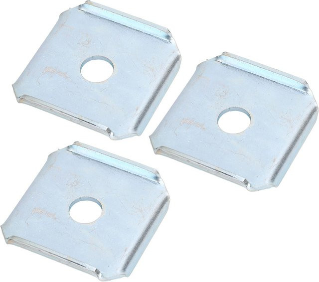 Igeteck Doppelmulchmesser-Adapter aus Metall in Silber, 3 Stück - Bild 1