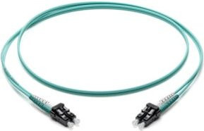 Corning LWL-Patchkabel LC/LC OM3 50/125 in Türkis, Länge: 5 m - Bild 1