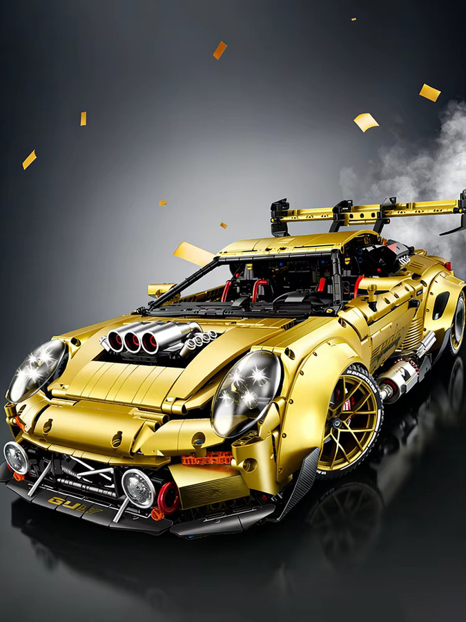 Baoshijie Super Racing Auto Modell, Bausteine, Maßstab 1:8 - Bild 5