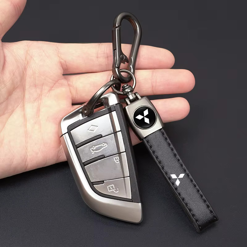 Mitsubishi Schlüsselanhänger Leder, Unisex - Bild 2