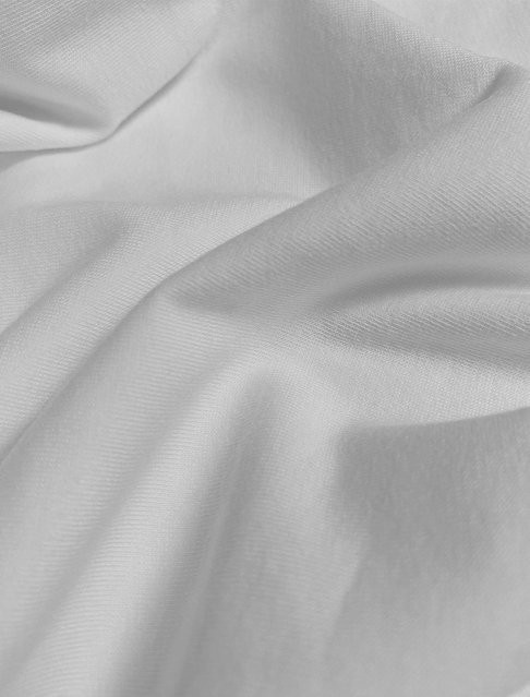 Spannbettlaken JUPITER Jersey aus Baumwolle in Grau, B/T: 190 x 200 cm - Bild 1