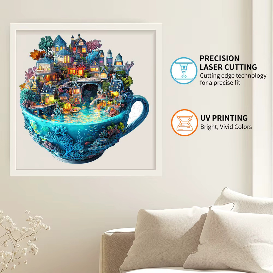 Supretty Fantasy Puzzle, Holz, Bunt / Mehrfarbig - Bild 5