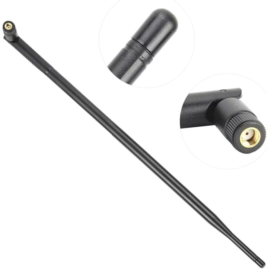 NOWEPOCH Dual Band WLAN Antenne 12 dBi für 2,4 GHz und 5,8 GHz mit RP-SMA Stecker in Schwarz - Bild 2