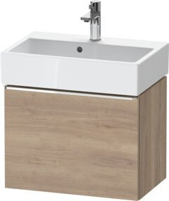 Duravit Waschtischunterschrank D-Neo Compact in Eiche Marmor und Chrom, B/T/H: 58,4 x 37,2 x 44 cm - Bild 1