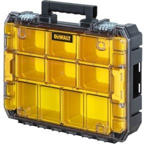 DeWalt TSTAK Organizer in Transparent und Gelb aus Polycarbonat und Metall - Bild 1