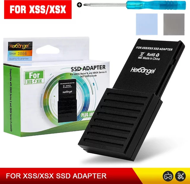 Hayoumon SSD-Adapter für Xbox Series X S, M.2 NVMe 2230 Konvertierungsbox, Schwarz - Bild 1