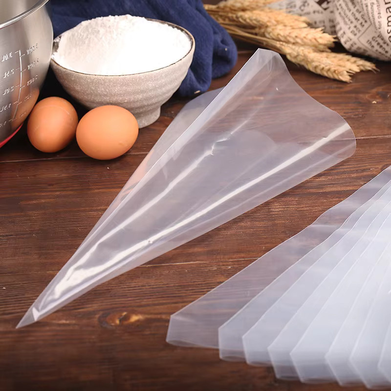 Venlohome Spritzbeutel Set aus Kunststoff für Kuchen und Cupcakes, 50 Stück, transparent - Bild 4