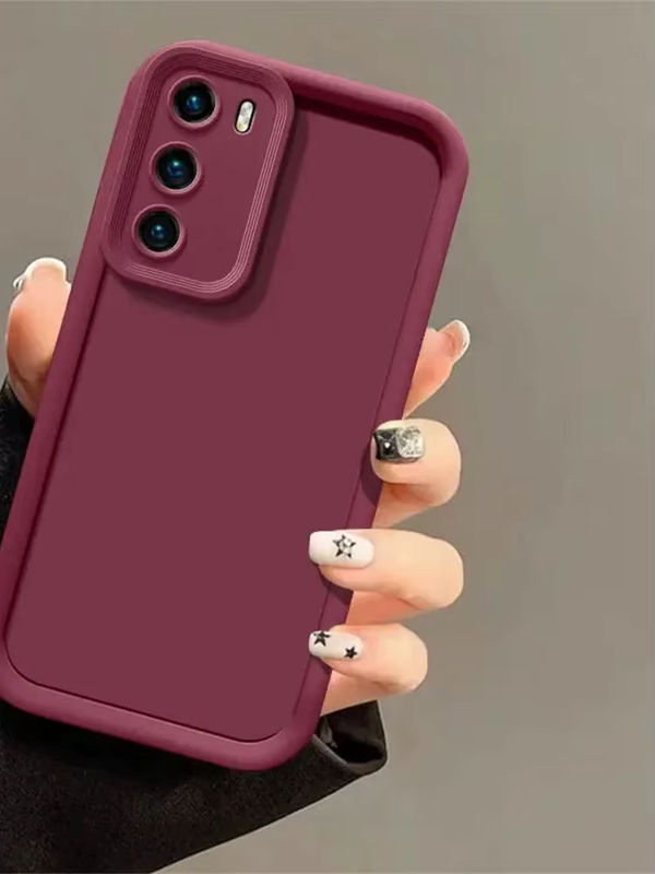 Stoßfeste matte Schutzhülle für Huawei P20 P30 P40 Lite P40 Pro P50 Pro in Schwarz - Bild 4