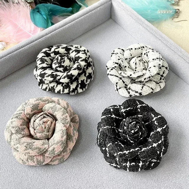 i-Remiel Brosche Kamelie Blume, Damen - Bild 1