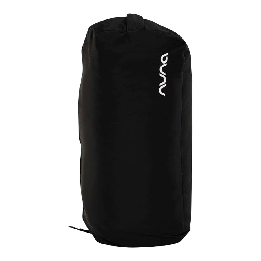 Nuna 2-tlg. Winter-Kinderwagen-Set aus Wolle mit Fußsack und Handschuhen in Schwarz - Bild 3