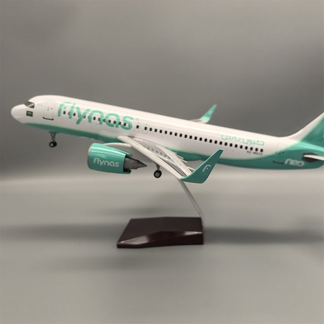 ZOCO Saudi Flynas Air A320 Flugzeugmodell-Bausatz, Harz, 47cm - Bild 1