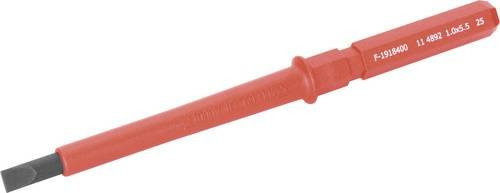 Cimco VDE SL 5,5 x 1,0 Universal Schlitz Wechselklinge für Elektriker, Rot - Bild 1
