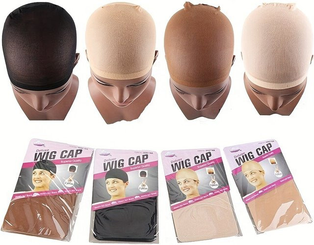 Haarnetz Perücken Kappen, 20 Stück, Schwarz Braun, Mesh, Unisex - Bild 1