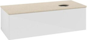 V&B Waschtischunterschrank Antao mit Beleuchtung, Farbe Weiß, B/T/H: 120 x 50 x 50 cm - Bild 1