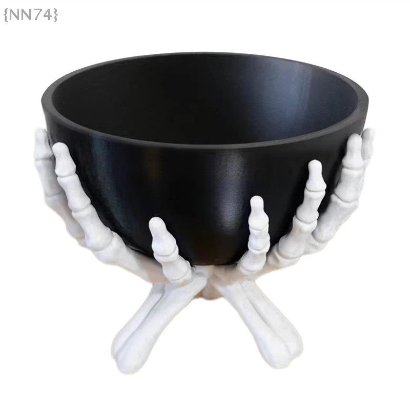JETTING Gothic Skeleton Hands Süßigkeitenschale in Schwarz als Halloween-Deko und Organizer - Bild 3