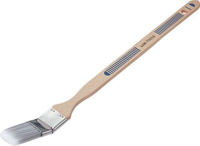 LUX-TOOLS Eckenpinsel Lack mit synthetischen Borsten und Holzgriff, Breite: 50 mm - Bild 1