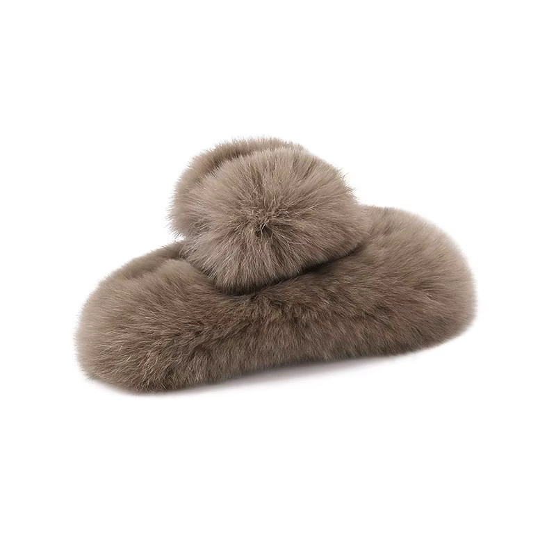 Haarklammer Rex-Kaninchen-Plüsch, 17 cm, Damen - Bild 5