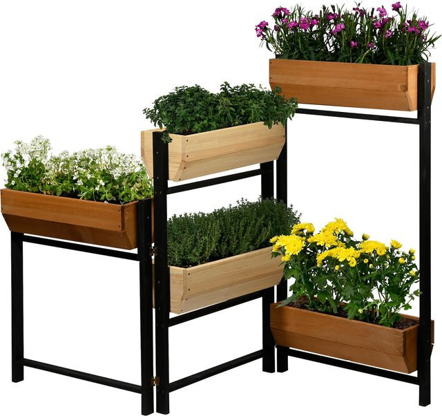 dobar Vertikalbeet Flexi 5-stufig B/T/H: 110 x 110 x 5 cm - Bild 1