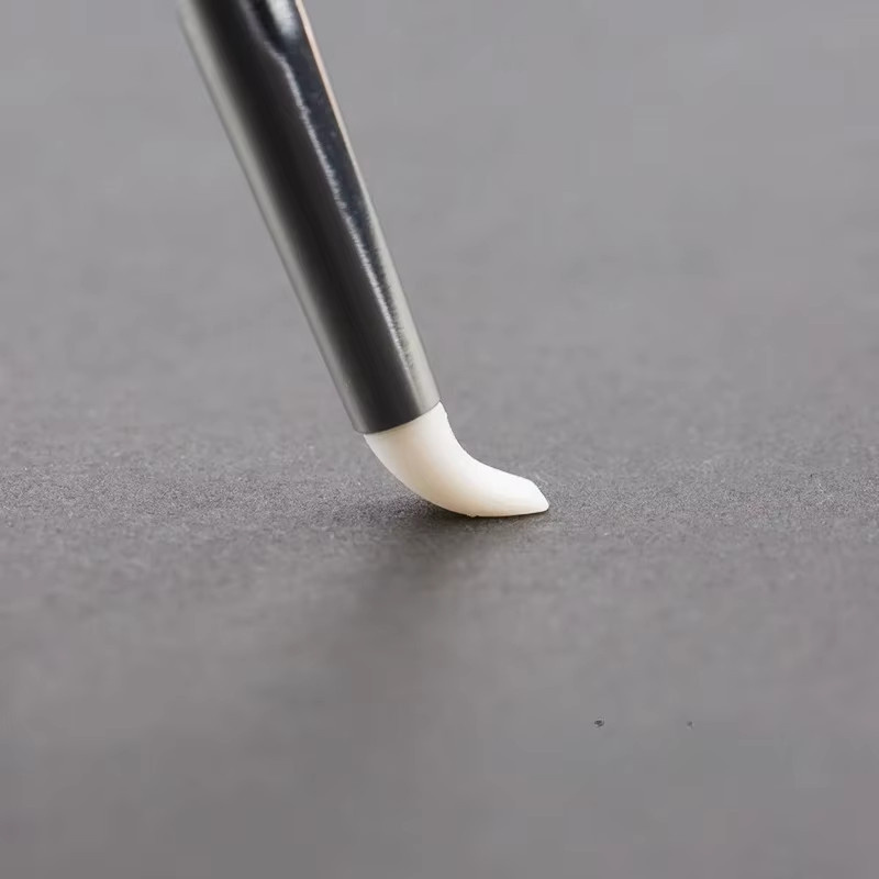 CNKESS Silikon-Modellierungspinsel für UV-Gel und Nagelkunst, 5 Stück, Schwarz - Bild 4