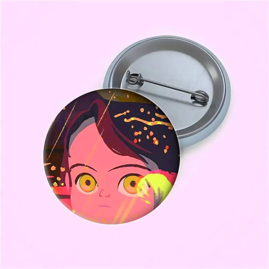 Mesuca Anstecker, Weißblech, Bunt, Verspielt - Bild 3