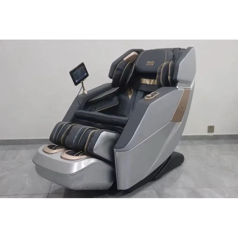 FULANG Luxuriöser Ganzkörper-Massagesessel mit Shiatsu-Massage, Elektrischer Heizung, 4D Zero Gravity und SL-Track in Rose Red - Bild 3