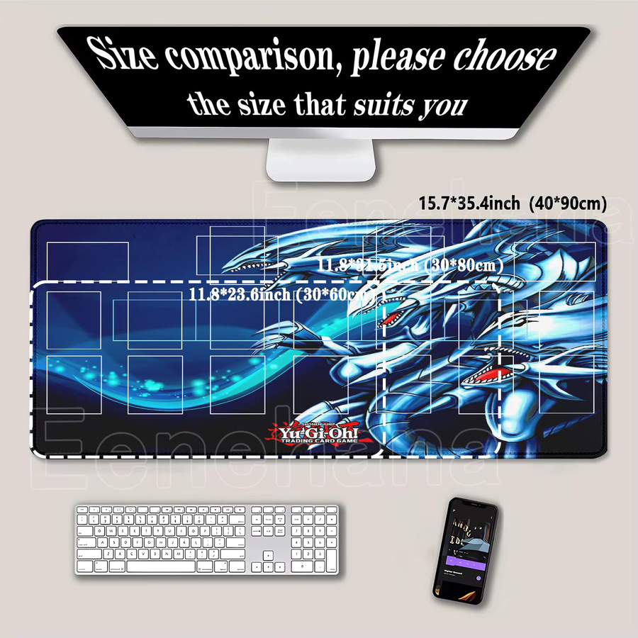 Potdemiel Yu-Gi-Oh! Spielmatte, Schreibtischunterlage, Fantasy, multicolor - Bild 2