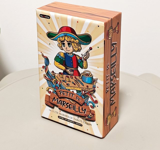 Petit De Marseilly Tarot-Deck, Chibi Marseille Tarotkarten, 78 Stück - Bild 1