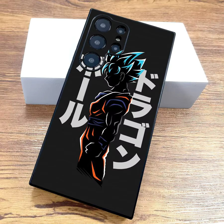 Schwarze weiche Handyhülle mit Dragon Ball Design für Samsung Galaxy S20, S21 FE, S23 Ultra, S24 Plus und S25 Edge - Bild 5