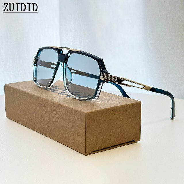 ZUIDID Sonnenbrille, Vollrand, quadrat, schwarz, Unisex - Bild 1