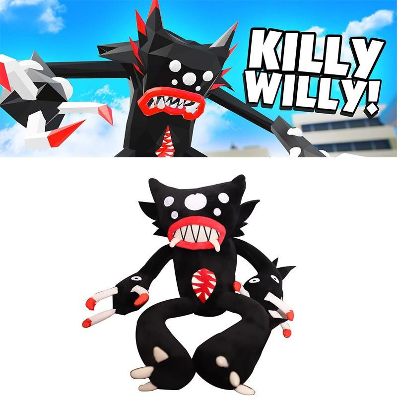 NovaGlade Poppy Playtime Killy Willy Plüschtier Schwarz - Bild 5