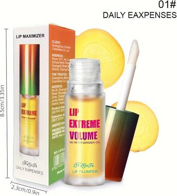 OTRESS Lip Plumper Oil Serum, Gelb, Hyaluronsäure, Glänzend - Bild 1