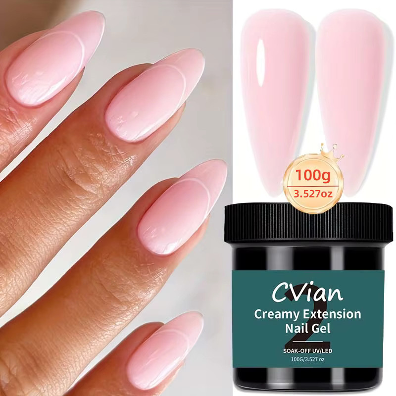 DUOLINGDAI Nagelverlängerungsgel, Pink, Glänzend, 100g - Bild 4