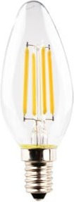 MÜLLER LICHT Retro LED Kerze E14 4,5W mit 470lm und 2700K Warmweiß - Bild 1