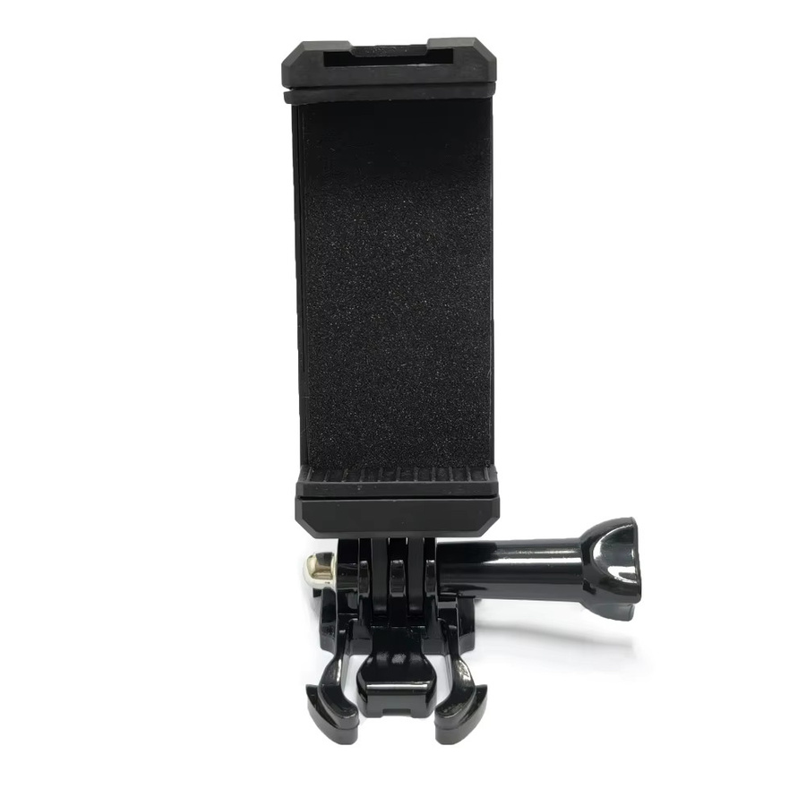 HUOAED Smartphone Halterung Clip Adapter in Schwarz für iPhone, Huawei, Samsung und GoPro mit 1/4 Zoll Gewinde für Stativ und Selfie Stick - Bild 3
