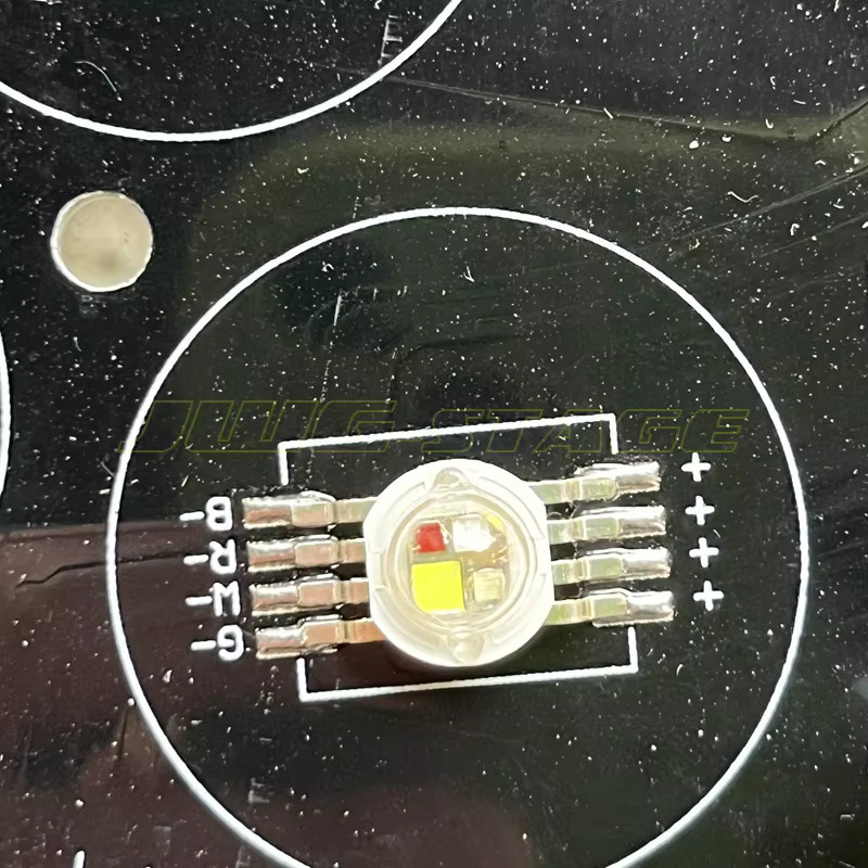 LED-Par-Panel Ersatzteil für Innenbereich, RGBW, 18x10W, Schwarz - Bild 3