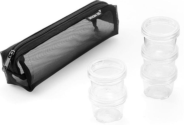 Tragbares Outdoor Camping Gewürzflaschen-Set aus transparentem Material zum Spleißen für Picknick und Barbecue - Bild 1