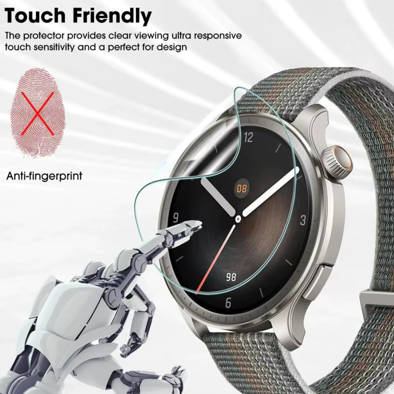 Huami Amazfit Balance 2 Smartwatch Screen Protector, Hydrogel Film, transparent, Unisex - Bild 5