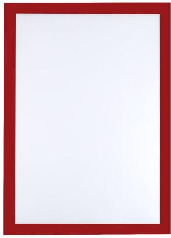 Magnetischer Bilderrahmen von YOU HOME zur Wandmontage, selbstklebender Fotorahmen in A4, Farbe Rot - Bild 1