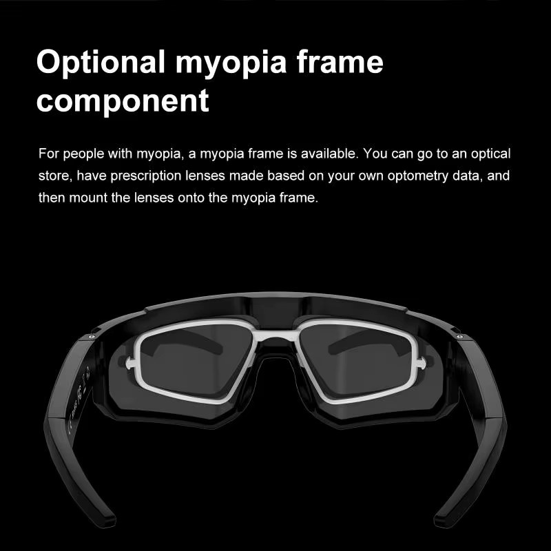 Lenovo AI Smart-Brille mit 1080P Kamera, ChatGPT Funktion und 32GB Speicher in Schwarz - Bild 2