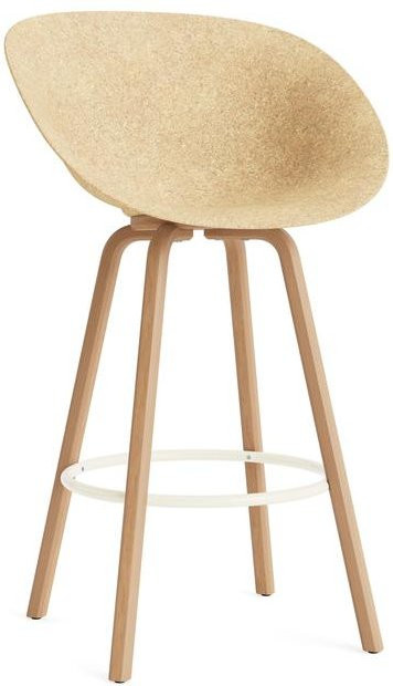 Normann Copenhagen Mat Bar Armlehnstuhl aus Buche und Hanf in Beige - Bild 1