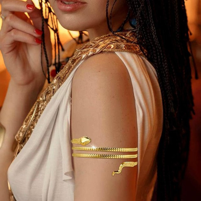 Jewelry And Kimono Accessories YULIN Armband, Schlangenform, Gold, Zinklegierung, Damen - Bild 1